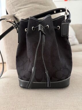 coach drawstring bag